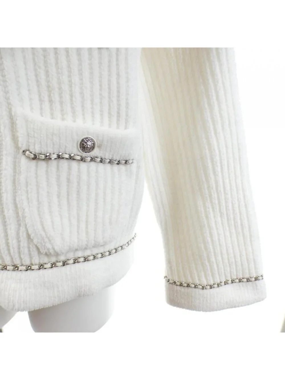 Chanel Collarless Jacket 36